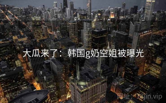 大瓜来了：韩国g奶空姐被曝光