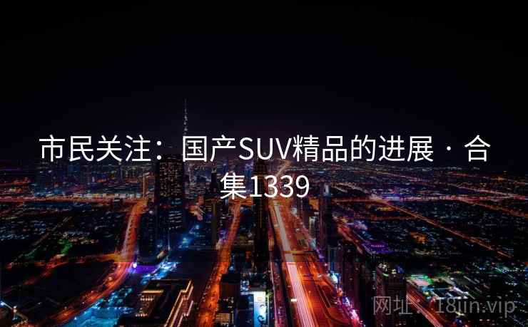 市民关注：国产SUV精品的进展 · 合集1339